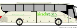RIETZE 77913 Setra S515 HD Hirsch Reisen Karlsruhe | Busmodell 1:87