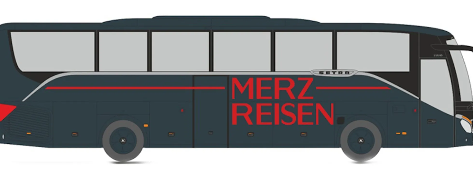 RIETZE 77918 Setra S515 HD Merz Reisen Gnadenberg Busmodell 1:87