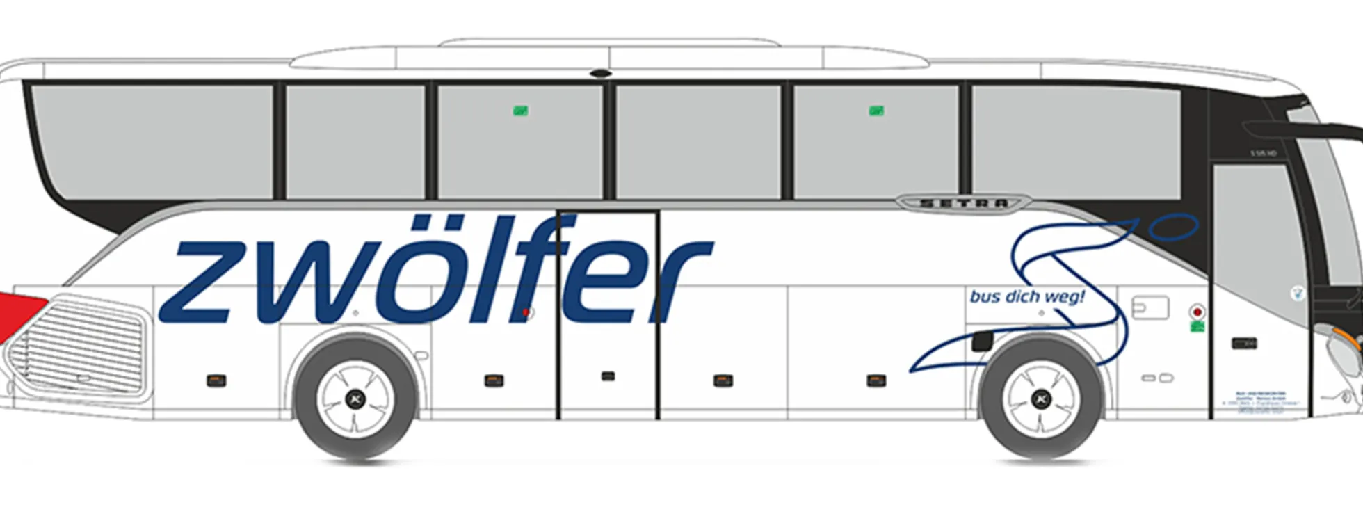 RIETZE 77919 Setra S515 HD Zwölfer Melk Busmodell 1:87