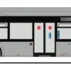 RIETZE 77024 Solaris Urbino 12 19 Hydrogen Rheinbahn Düsseldorf | Busmodell 1:87