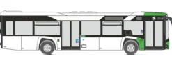 RIETZE 73050 Solaris Urbino 12 2014 Stadtwerke Hamm Busmodell 1:87