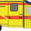 RIETZE 76127 System Strobel RTW 18 Malteser Weißenfels | Blaulichtmodell 1:87