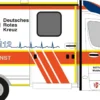 RIETZE 76109 System Strobel RTW18 Rettungsdienst Waldhessen Bad Hersfeld | Blaulichtmodell 1:87
