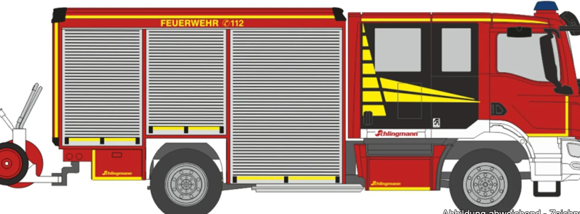 RIETZE 72990 Varus HLF 18t Schlingmann Vorführdesign Feuerwehr | Blaulichtmodell 1:87