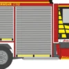 RIETZE 72989 Varus HLF 13t Schlingmann Vorführdesign Feuerwehr | Blaulichtmodell 1:87