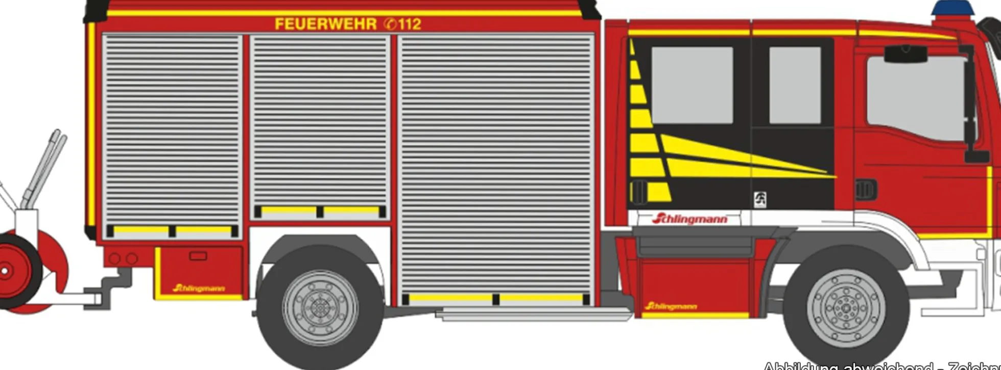 RIETZE 72989 Varus HLF 13t Schlingmann Vorführdesign Feuerwehr | Blaulichtmodell 1:87