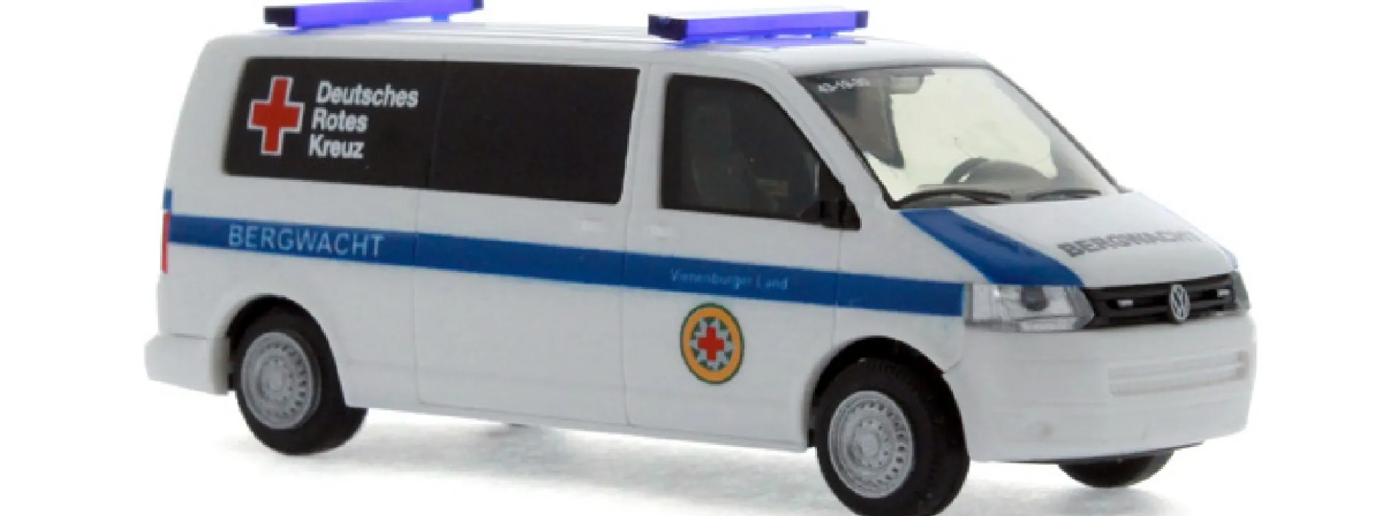 RIETZE 53630 Volkswagen T5 2010 Bergwacht Vienenburger Land Goslar Blaulichtmodell 1:87