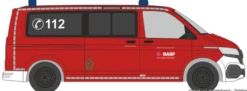 RIETZE 53970 VW Bus T6.1 BASF Werkfeuerwehr Münster | Blaulichtmodell 1:87