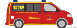 RIETZE 53467 VW Bus T5 Feuerwehr Dänischenhagen | Blaulichtmodell 1:87