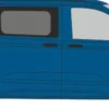 RIETZE 11734 VW Caravelle T7 mittelblau metallic mit Fenstern | Modellauto 1:87