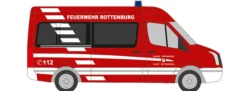 RIETZE 53132 VW Crafter Bus 2011 Feuerwehr Rottenburg Blaulichtmodell 1:87