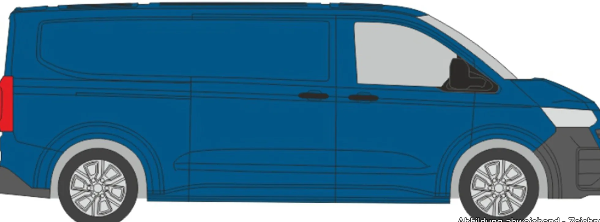 RIETZE 11729 VW e-Transporter LR T7 mittelblau metallic | Modellauto 1:87