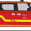 RIETZE 51411 VW ID.Buzz People FW Leverkusen | Blaulichtmodell 1:87