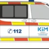 RIETZE 53949 VW T6 Aicher Ambulanz Krisenintervention München | Blaulichtmodell 1:87