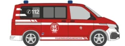 RIETZE 53715 VW T6.1 Bus Berufsfeuerwehr Neumünster Schleswig-Holstein Blaulichtmodell 1:87