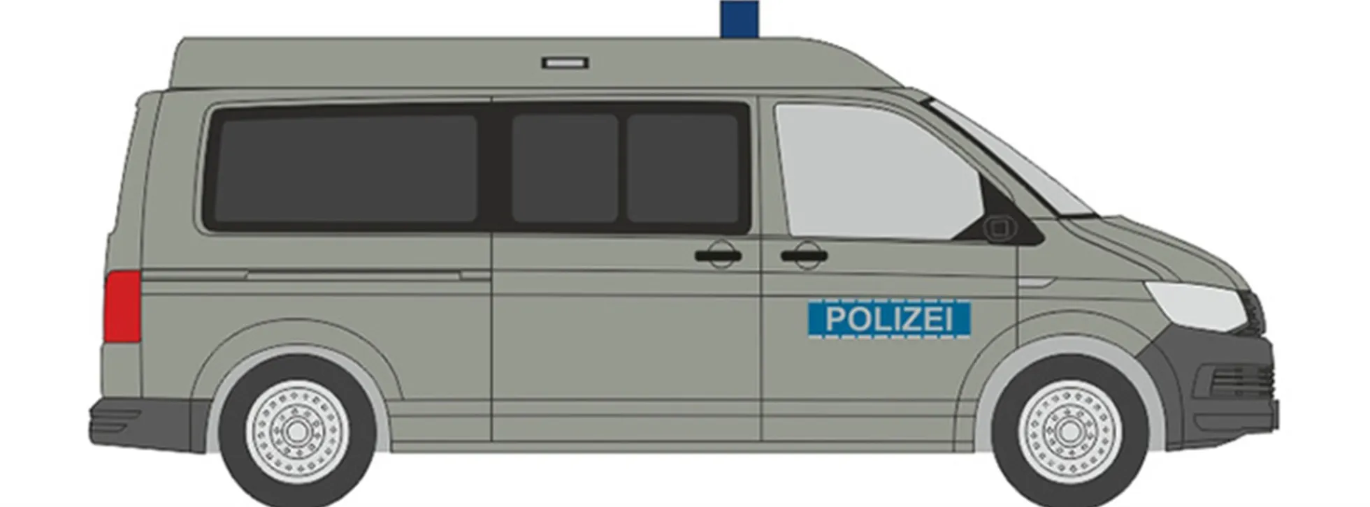 RIETZE 53851 VW T6 Bus Beweissicherung und Dokumentationswagen Blaulichtmodell 1:87
