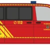 RIETZE 53793 VW T6 Bus Feuerwehr Dormagen Blaulichtmodell 1:87