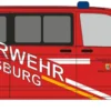 RIETZE 53789 VW T6 Bus Feuerwehr Flensburg-Engelsby Blaulichtmodell 1:87