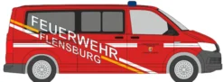 RIETZE 53789 VW T6 Bus Feuerwehr Flensburg-Engelsby Blaulichtmodell 1:87
