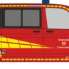 RIETZE 53907 VW T6 Bus Feuerwehr Lüdenscheid Blaulichtmodell 1:87