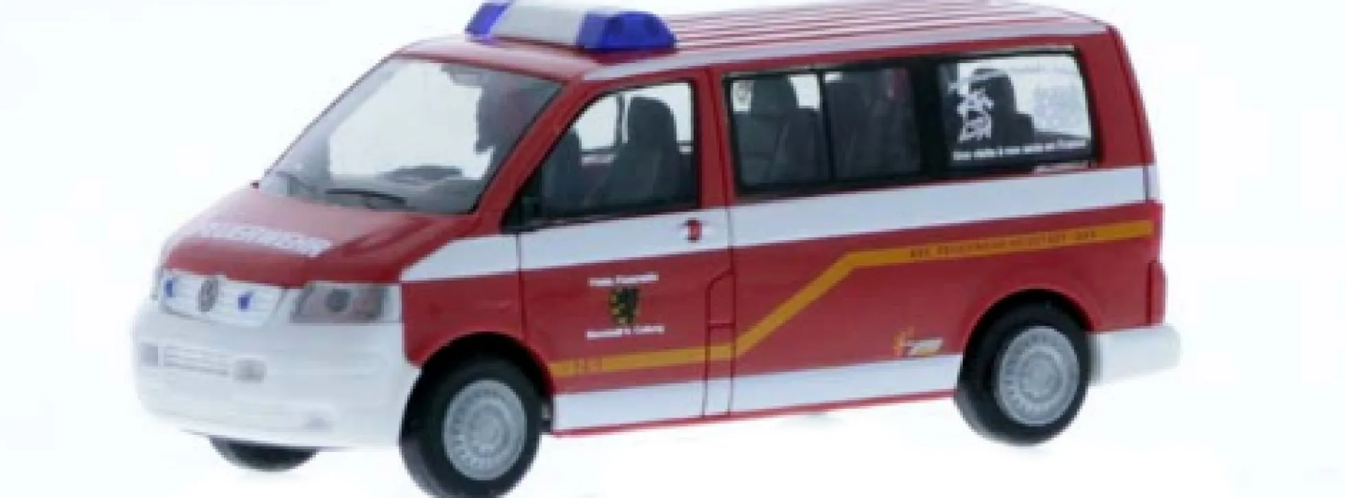 RIETZE 51940 VW T5 Bus Feuerwehr Neustadt bei Coburg Blaulichtmodell 1:87