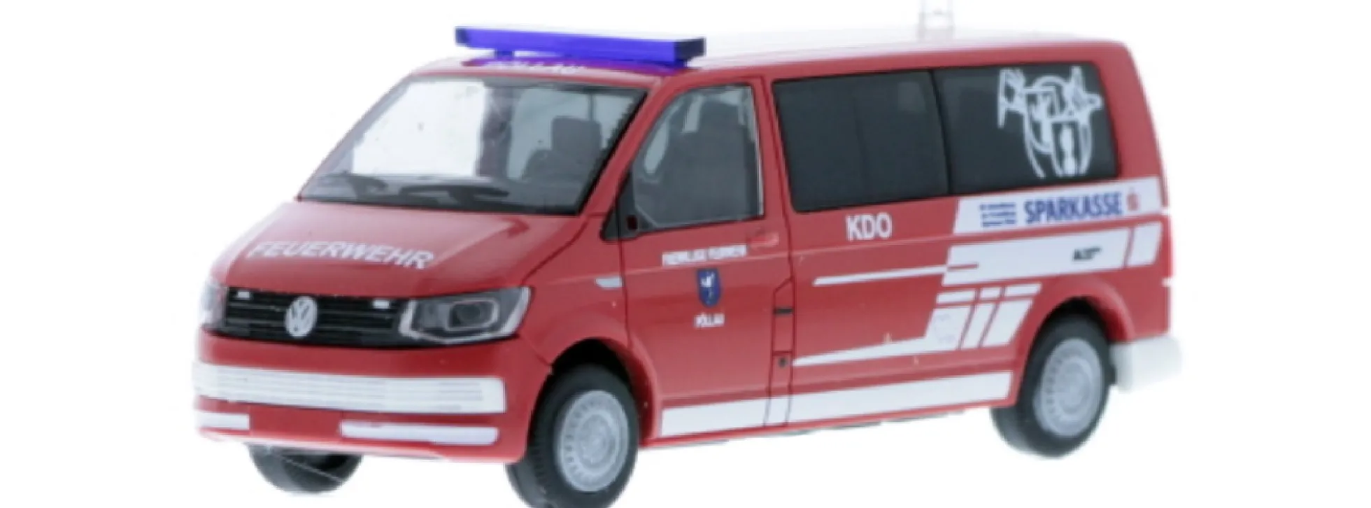 RIETZE 53747 VW T6 Bus Feuerwehr Pöllau Blaulichtmodell 1:87