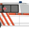 RIETZE 53741 VW T6 Bus Johanniter Göttingen Blaulichtmodell 1:87