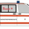 RIETZE 53825 VW T6 Bus Katastrophenschutz Magdeburg Blaulichtmodell 1:87