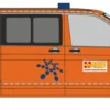 RIETZE 53790 VW T6 Bus Notarzt ASB Region Hannover Blaulichtmodell 1:87