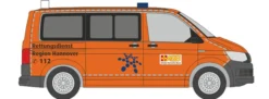 RIETZE 53790 VW T6 Bus Notarzt ASB Region Hannover Blaulichtmodell 1:87