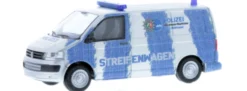 RIETZE 53464 VW T5 Bus 2010 Streifenwagen Polizei NRW Blaulichtmodell 1:87