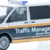 RIETZE 53766 VW T6 Halbbus Asfinag Traffic Manager Blaulichtmodell 1:87