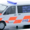 RIETZE 53772 VW T6 Halbbus ELW Rettungsdienst Main Taunus Kreis Blaulichtmodell 1:87