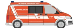 RIETZE 53914 VW T6 Halbbus Feuerwehr Herzogenaurach Blaulichtmodell 1:87