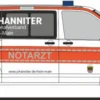 RIETZE 53920 VW T6 Notarzt Johanniter RV Rhein-Main | Blaulichtmodell 1:87