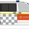 RIETZE 53979 VW T6.1 Notarzt Johanniter Mannheim | Blaulichtmodell 1:87