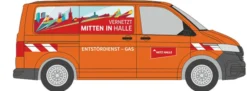 RIETZE 53815 VW T6.1 Transporter Entstördienst Halle Automodell 1:87