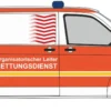 RIETZE 53465 VW T5 Transporter Rettungsdienst Brandenburg Blaulichtmodell 1:87