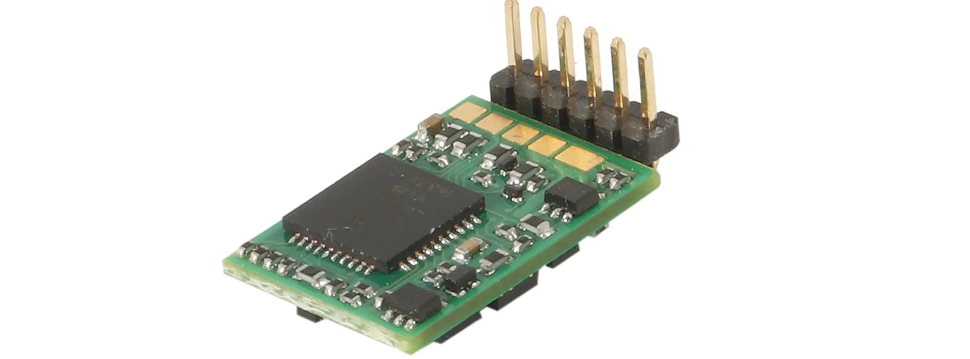 Roco 10887 Decoder 6-polig abgewinkelte Stifte (NEM 651) | Spur H0e + TT + N