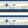 Roco 6220106 2-tlg. Set Doppelstockwagen Metronom | AC | Spur H0