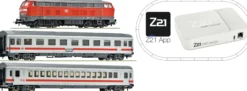 Roco 5110010 Z21 newGen Digital-Startset BR 218 + Personenzug DB AG | App Only | GEOLINE | Spur H0