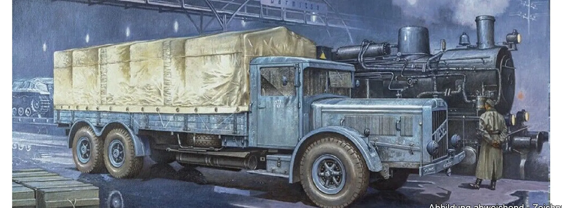 Roden 822 Vomag 8 LR Schwerer Deutscher Truck | LKW Bausatz 1:35