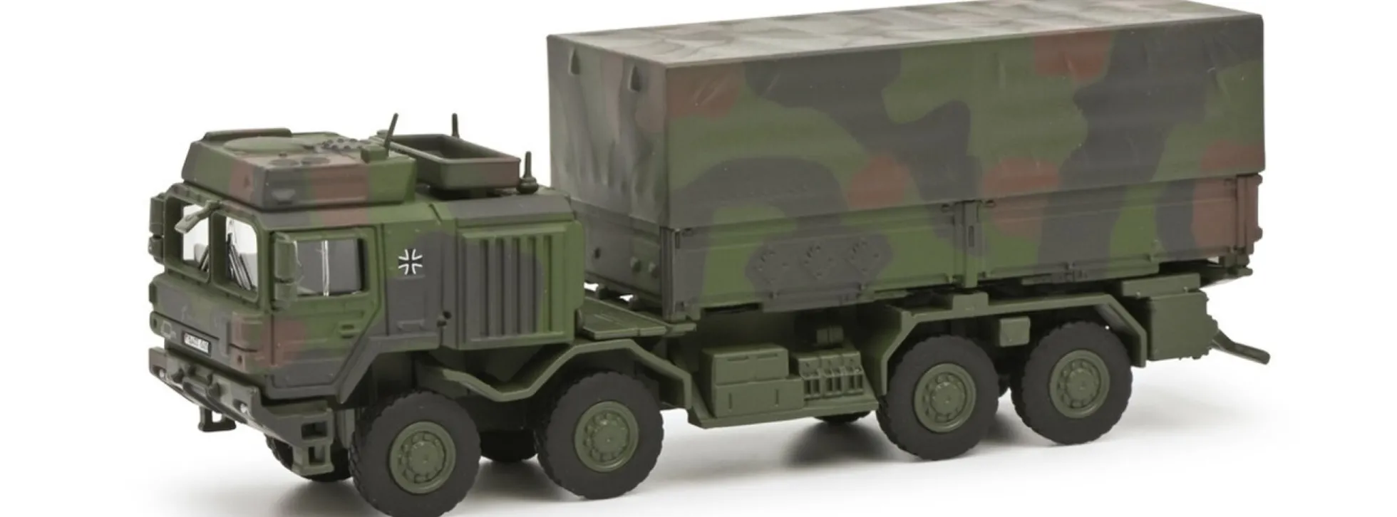 Schuco 452683102 MAN UTF 15t 8x8 Camo | Militärmodell 1:87