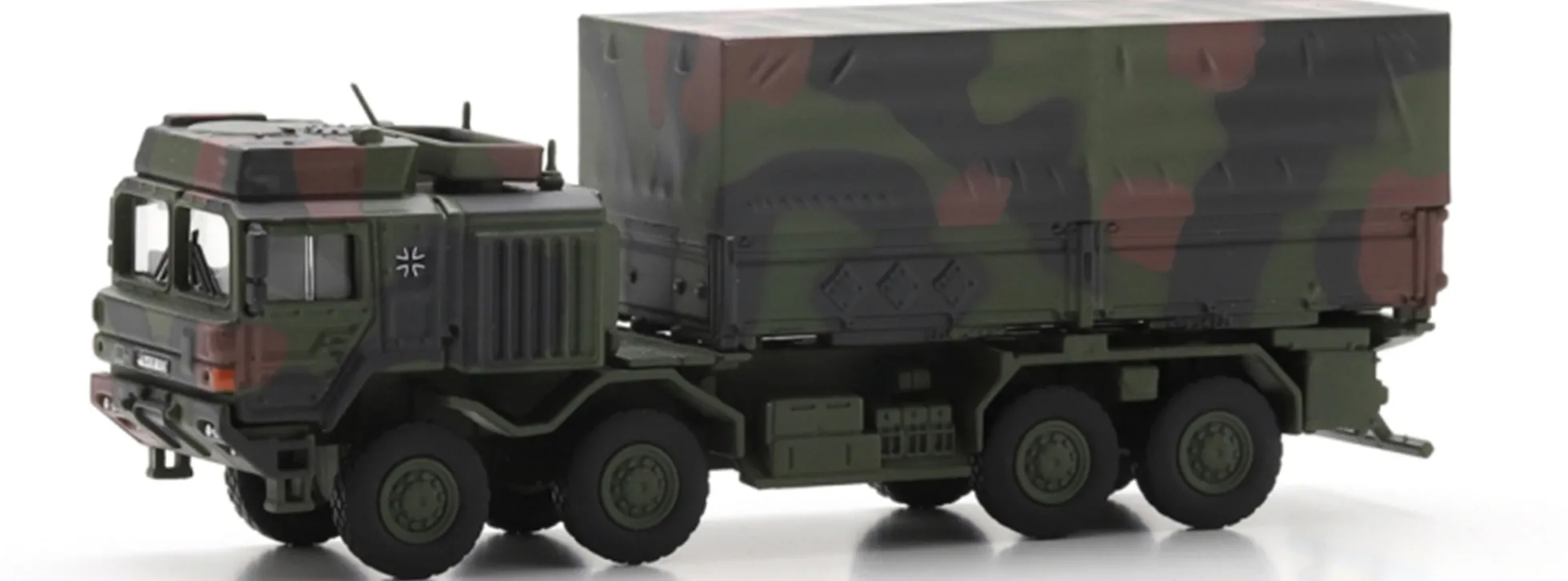 Schuco 451870058 MAN UTF 15t 8x8 Camouflage | Militärmodell 1:87