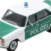 Schuco 451640018 MB /8 Polizei weiß/dunkelgrün | Blaulichtmodell 1:64