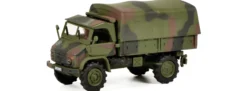 Schuco 452683100 MB Unimog S404 BW Pritsche/Plane | Militärmodell 1:87