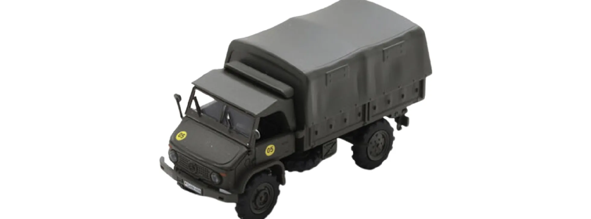 Schuco 451870022 MB Unimog S 404 Olivgrün | Militärmodell 1:87