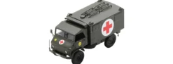 Schuco 451350001 MB Unimog S404 SAN-Kabine | Militärmodell 1:35