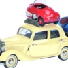 Schuco 450227000 Mercedes-Benz 170V mit 2x Brütsch Mopetta | Automodell 1:43