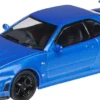 Schuco 452040105 Nissan Skyline GT-R R34 blau | Modellauto 1:64